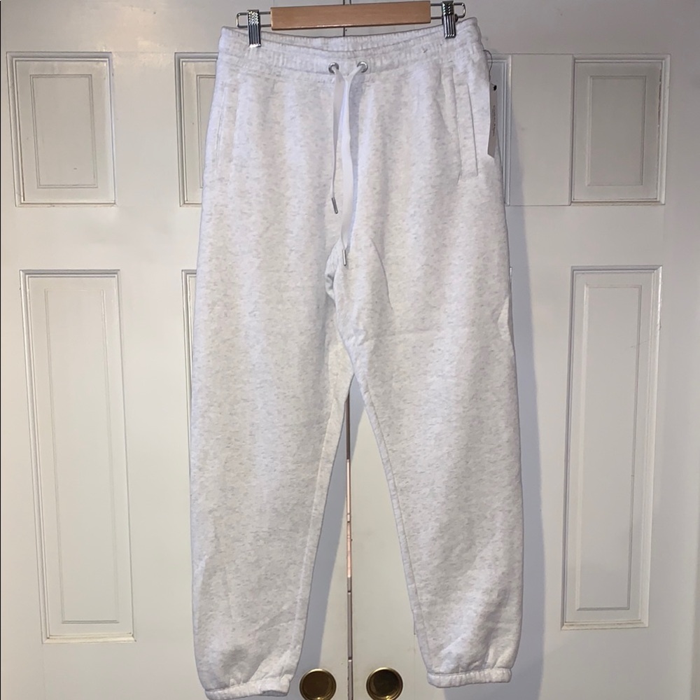 Calvin Klein Performance light gray  Track Pants with Elastic Waist
